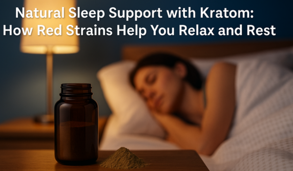 Natural Sleep Support with Kratom: How Red Strains Help You Relax and Rest